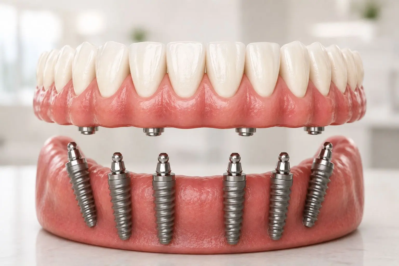 Implantes all on 6 en Barcelona (Eixample) Clinica Dental Mireia Espinosa