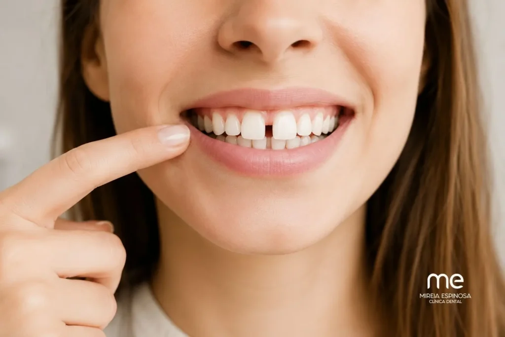 Separación de dientes: Causas y tratamientos