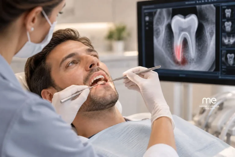 Infección en la raiz endodoncia en Barcelona Clinica Dental Mireia Espinosa